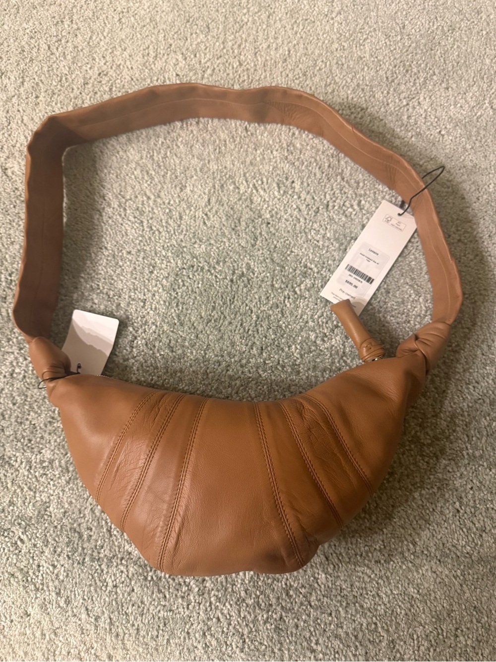 Lemaire Crossiant Sling Bag - Tan